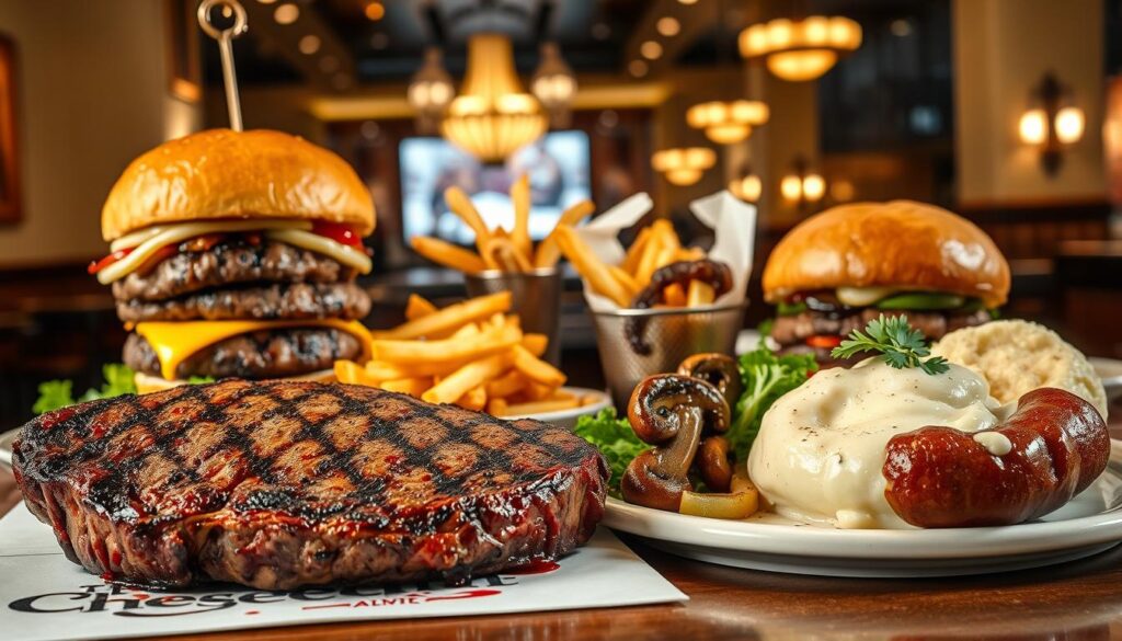 Cheesecake Factory Steak and Burger Selections