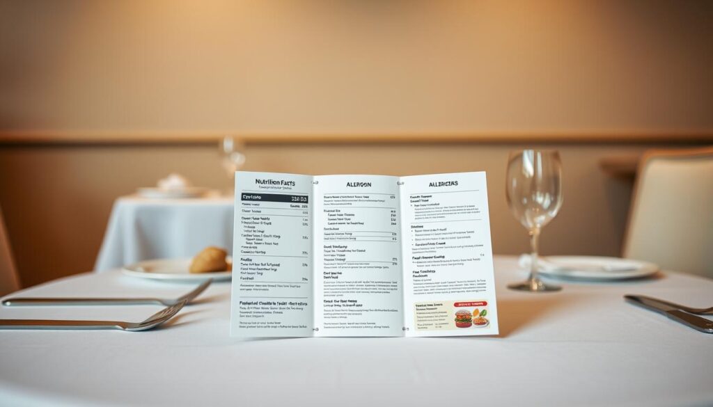 Nutritional Information Guide for Restaurant Menu