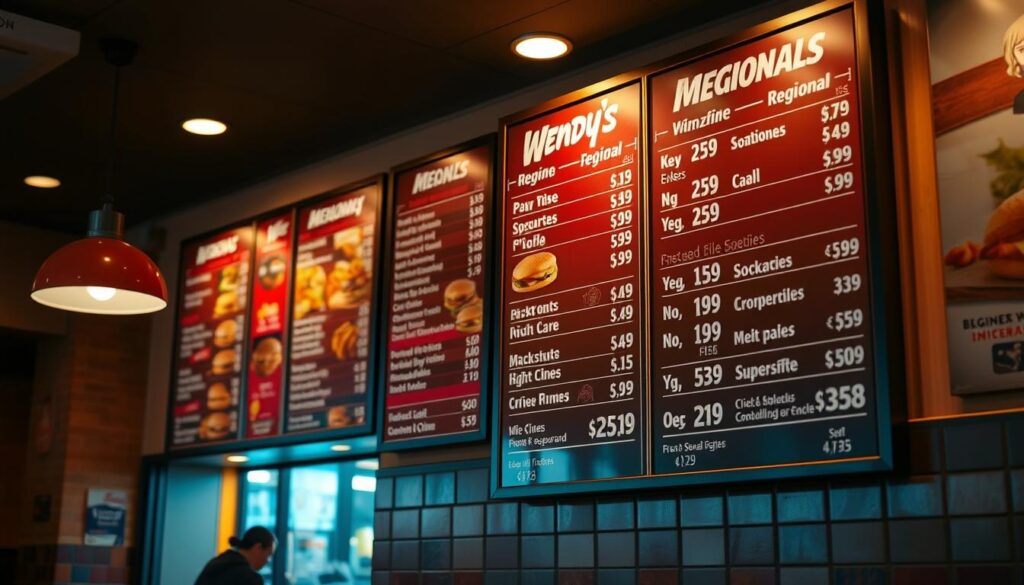 Wendy's Regional Menu Pricing Differences