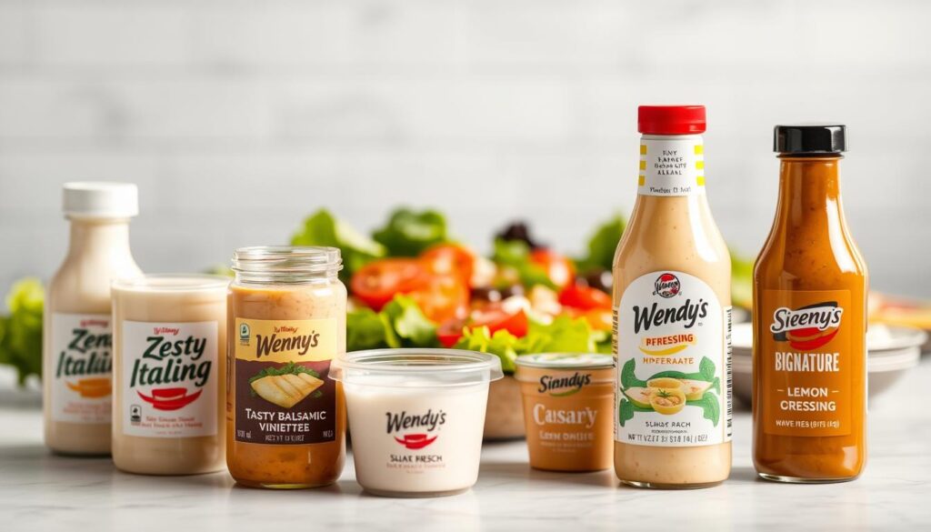 Wendy's salad dressing choices