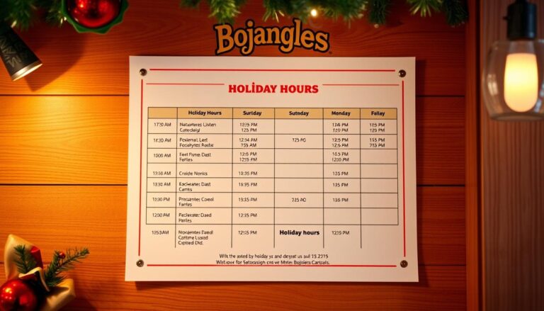 bojangles holiday hours