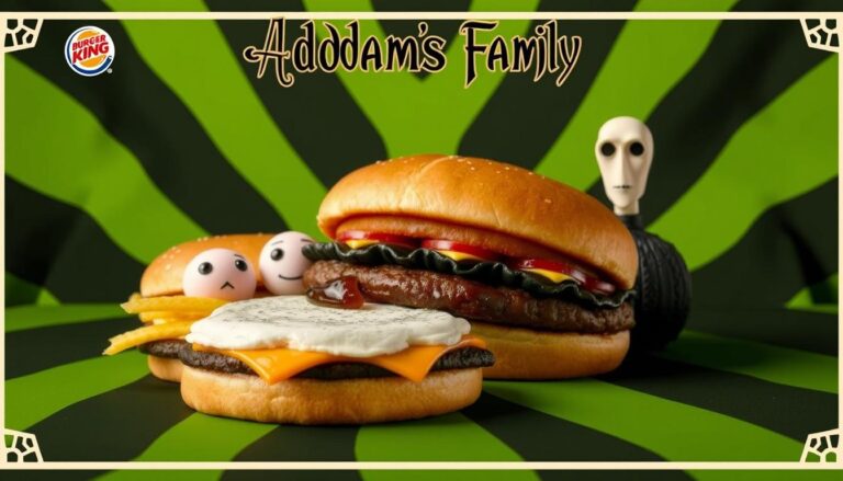 Burger King Addams Family Menu Price
